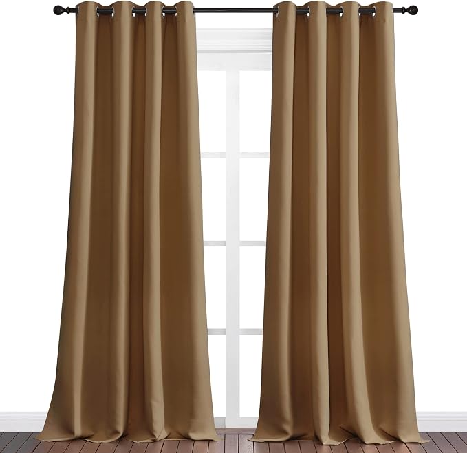 NICETOWN Sleek Blackout Curtains 90 inches Length - Image 2