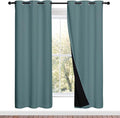 NICETOWN 100% Blackout Window Curtain Panels, Full Light Blocking Drapes by NICETOWN