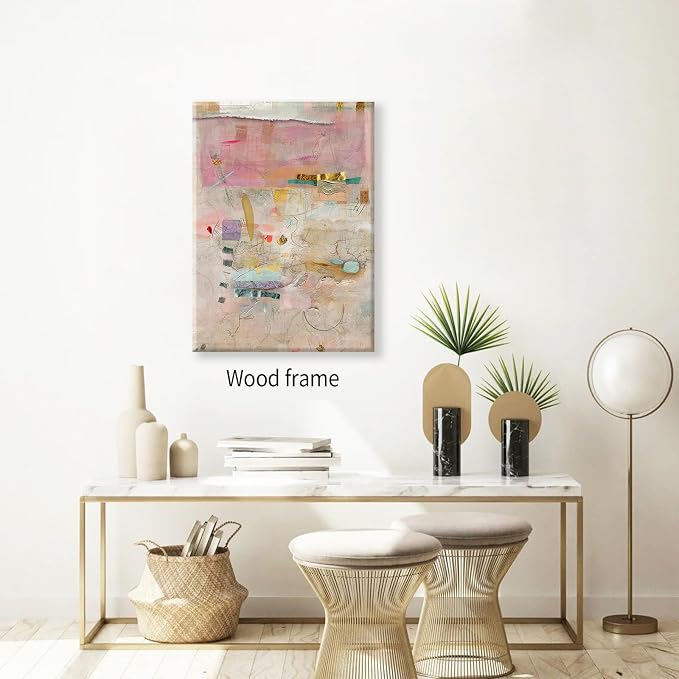Abstract Modern Watercolor Painting Wall Art Trendy Vibrant Pastel Posters - Image 6