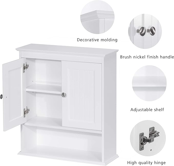 Spirich Bathroom Cabinet Wall Mounted - Image 5