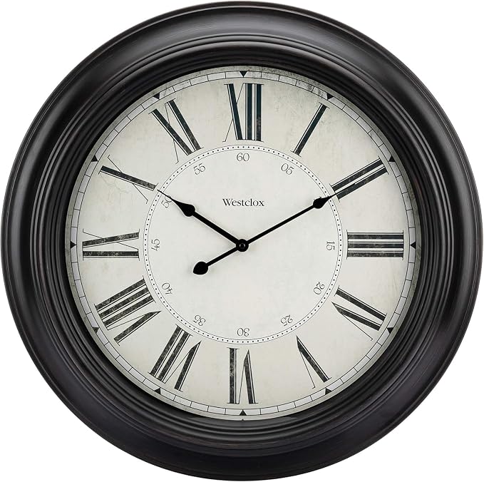 Westclox 20 inch Traditional Wall Clock Battery-Operated Clock by Westclox