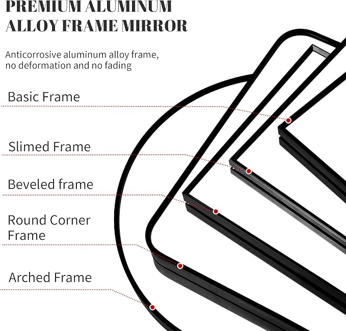 Beauty4U 71" x 32" Full Length Mirror - Image 6