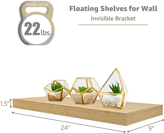 Sorbus Floating Shelves for Wall - Image 3