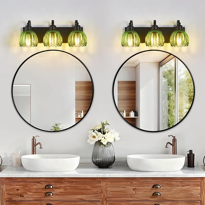 3-Light Black Vanity Lights - Image 7