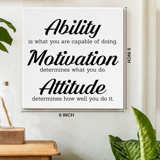 Inspirational Office Wall Decor, Motivational Plaques - Image 2