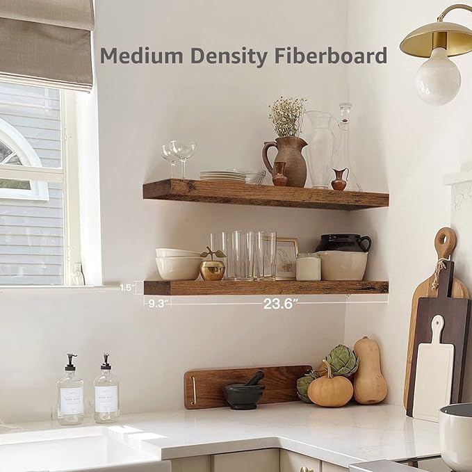 QEEIG Floating Shelves for Wall 23.6" Long - Image 3