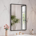 LOAAO Black Bathroom Mirror 24"X36" by LOAAO