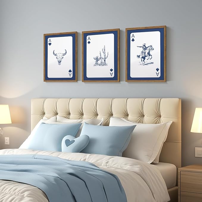 Western Wall Art Set of 3 - Image 4