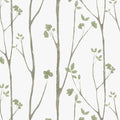 Timeet Peel and Stick Wallpaper Green Leaf Wall Paper Boho Floral Contact Paper by Timeet
