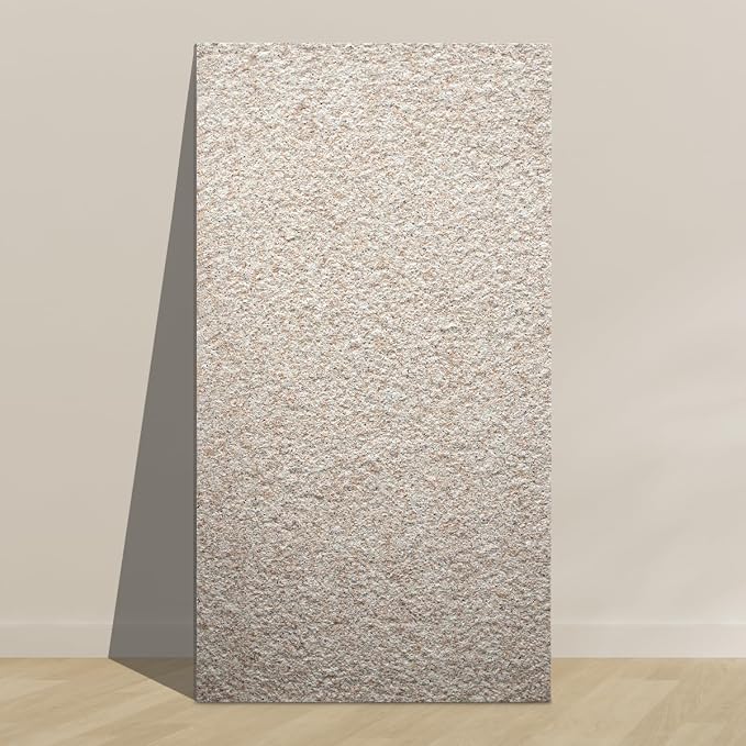 24” x 48” Faux Stone 3D Wall Panels, Clay Manufactured Raised Textured Paneling by TORURAL