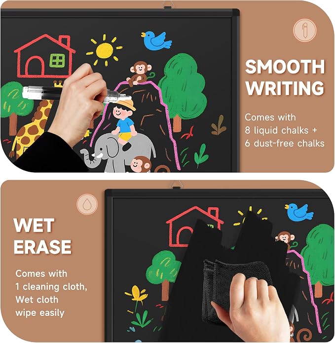 SELEAD Folding Magnetic Chalkboard - Image 8