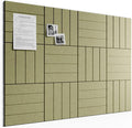 Bumusty Large Cork Board Alternative-48 x 36" Felt Bulletin Board Tiles by BUMUSTY