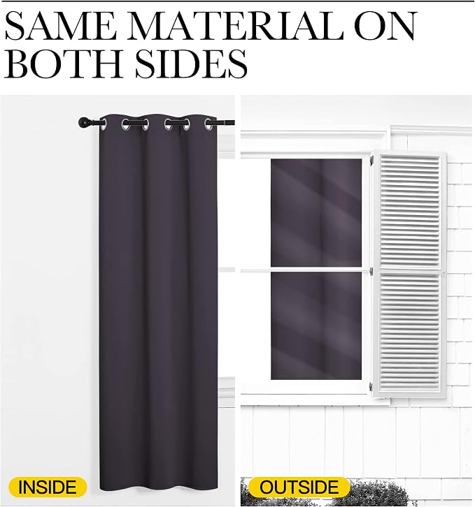 NICETOWN Small Window Blackout Curtains, Home Decoration Thermal Insulated - Image 6