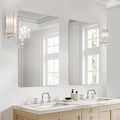 USHOWER 2-Pack Frameless Bathroom Mirrors by USHOWER