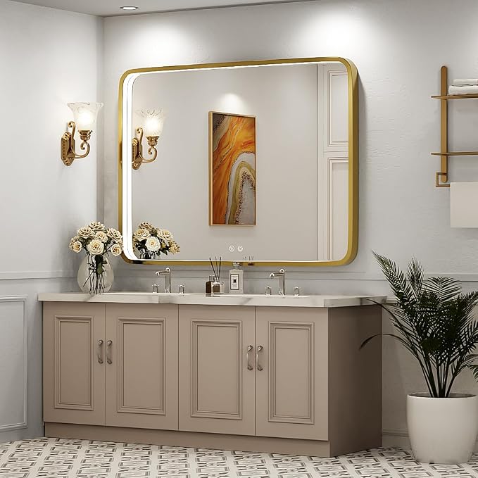 40x30 Inch LED Bathroom Mirror - Image 2