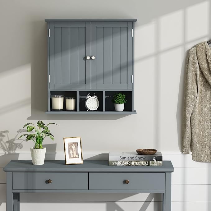 ChooChoo Bathroom Cabinet Wall Mounted 2-Door - Image 2
