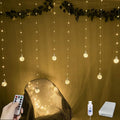 YOLIGHT Wishing Ball Curtain Lights 200 LED Window Curtain String Lights by Yolight