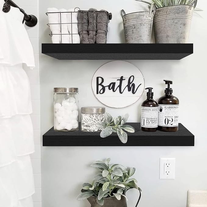QEEIG Floating Shelves for Wall 23.6" Long - Image 2