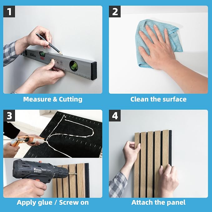 Art3d Acoustic Wood Slat Wall Panel - Image 7