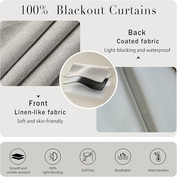 Self-Adhesive Complete 100% Blackout Curtain - Image 4