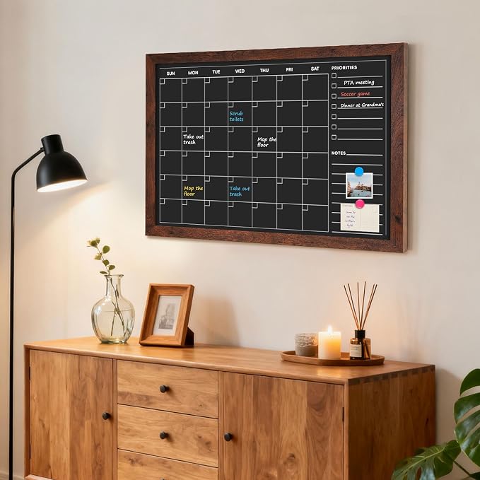 4 THOUGHT Monthly Calendar Chalkboard - Image 7