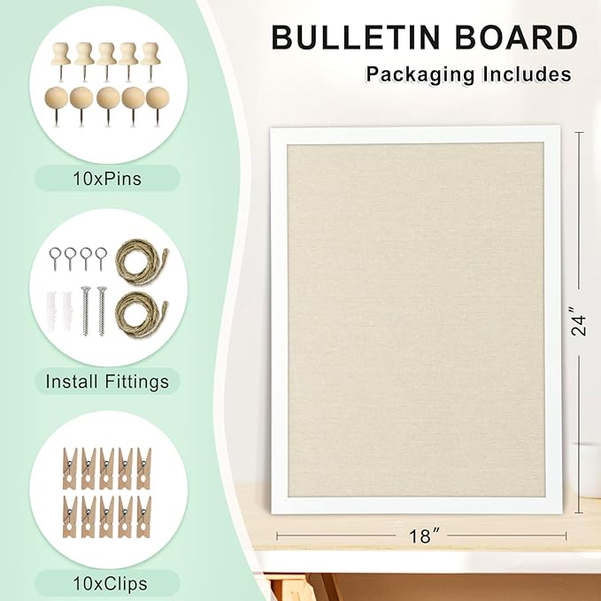 DOLLAR BOSS Cork Board Bulletin Board - Image 2