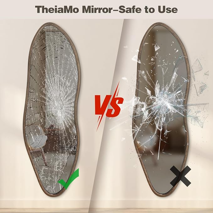 Irregular Full Length Mirror, Large Asymmetrical Wall Mirrors - Image 8