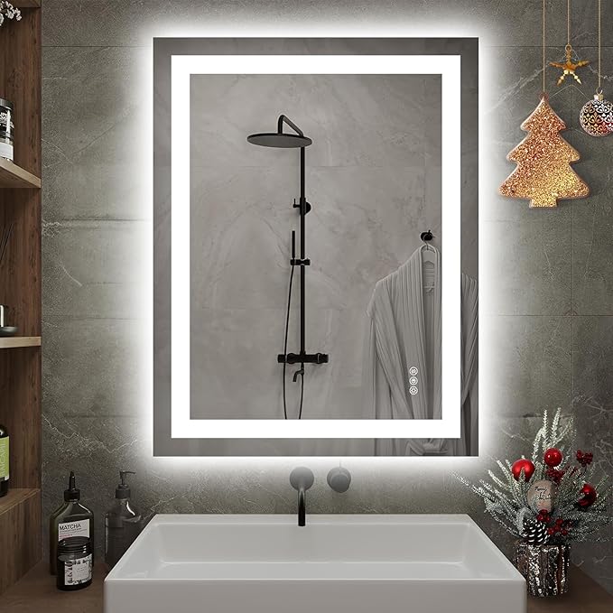 Hivone 28X32 LED Bathroom Mirror by Hivone