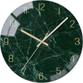VIKMARI Glass Wall Clock Silent Non Ticking Wall Clock- 12 Inch Quality Quartz by VIKMARIWallClock