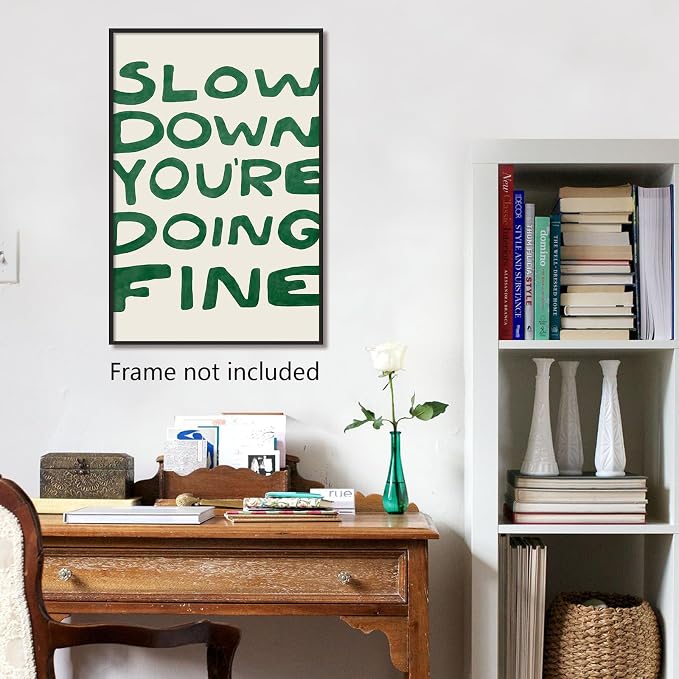 Yaasilinage Daily Reminder Positive Canvas Wall Art, Positive Affirmations Wall - Image 8