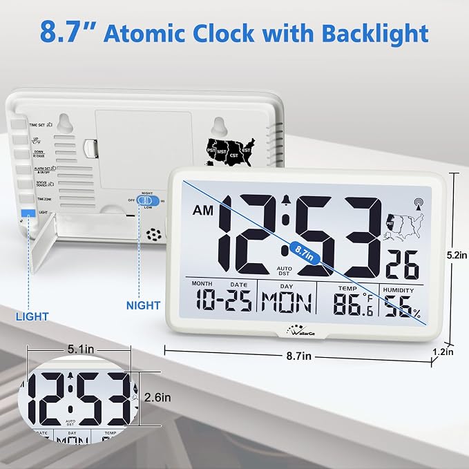 WallarGe Atomic Wall Clock - Image 2