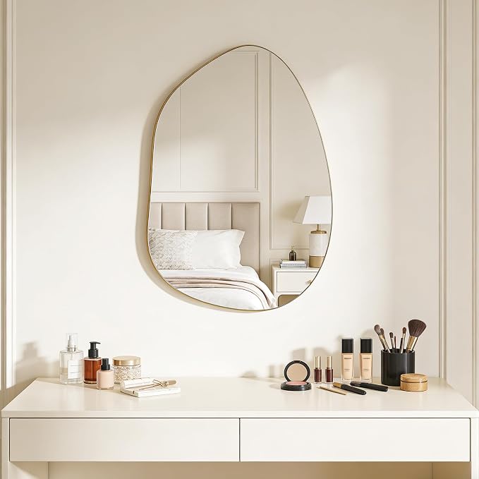 Irregular Wall Mirror Asymmetrical Mirror, Decorative Modern Mirror, Tempered by BOMINICA