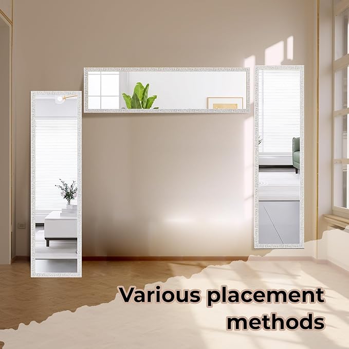 LFT HUIMEI2Y Door Mirror Full Length, Wall-Mounted Mirror Rectangle Tall - Image 6