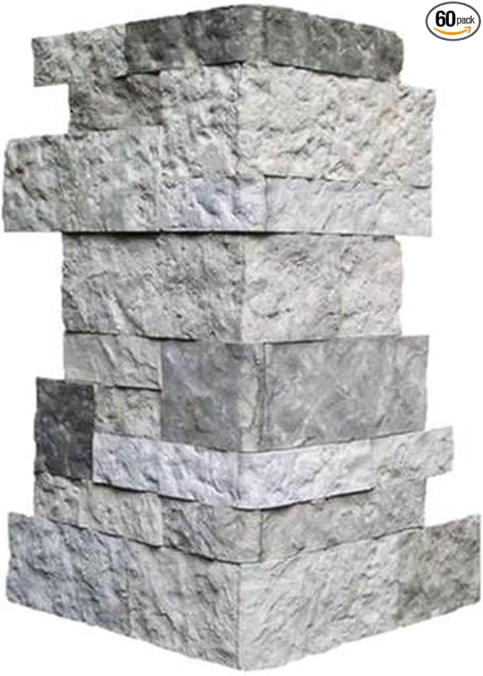 AirStone Corner/Finished End Stones: Spring Creek Color Blend, Manufactured by AirStone