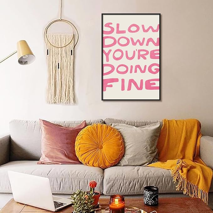 Daily Reminder Positive Canvas Wall Art, Positive Affirmations Wall Decor - Image 4