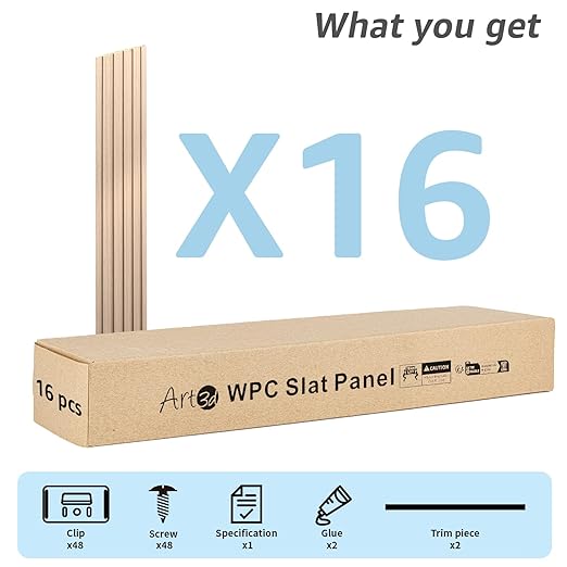 Art3d WPC Wainscoting Panels, Living Room - Image 4