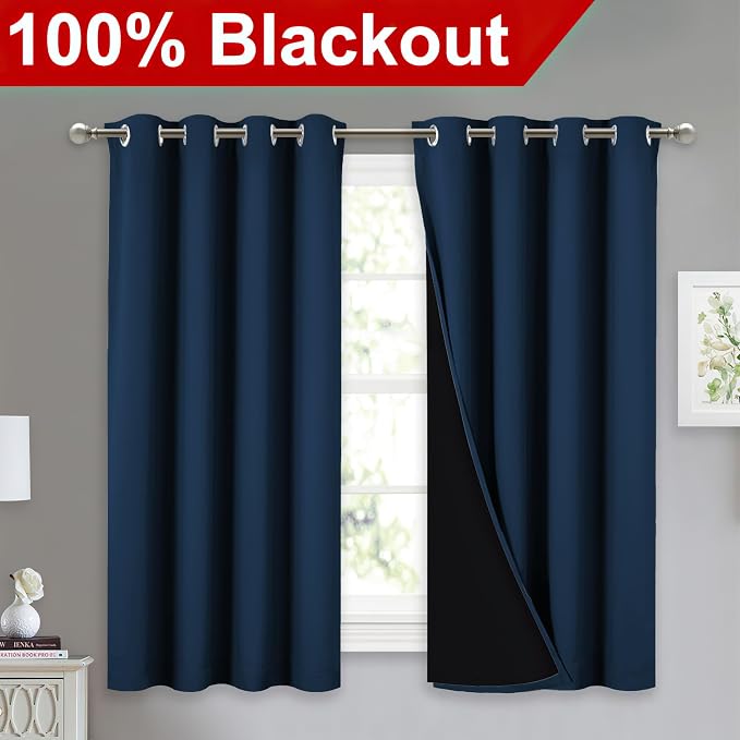 NICETOWN 100% Blackout Curtains - Image 2