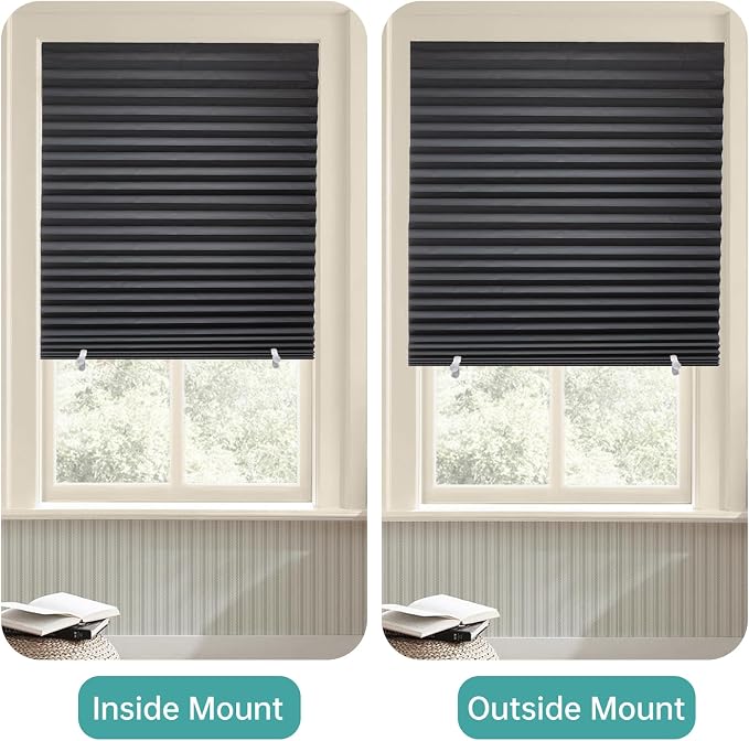Changshade 12 Pack Temporary Shades, Pleated Paper Blinds - Image 7