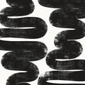 Tempaper x Bobby Berk White & Black Wiggle Room Removable Peel and Stick by TempaperCo