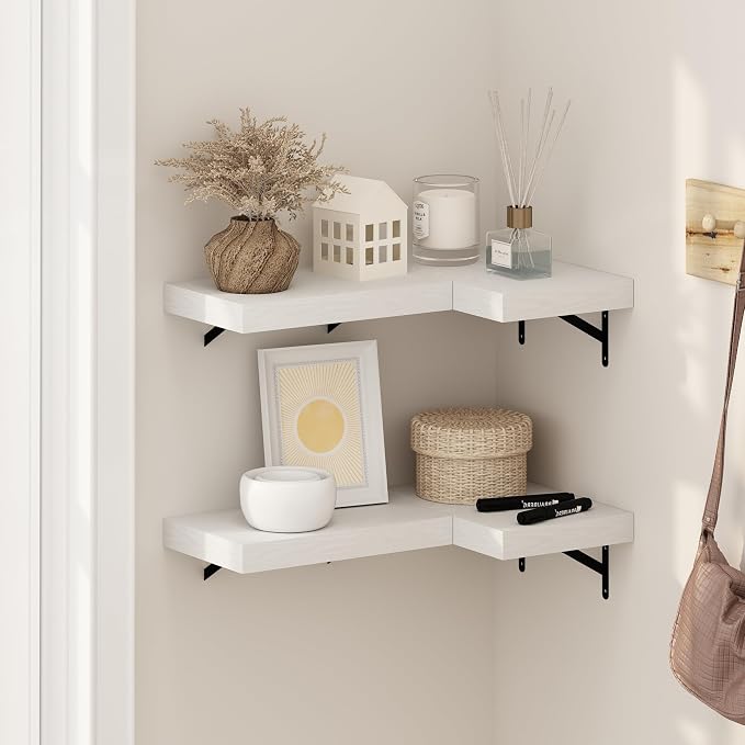 Furinno Tanna Floating Shelves for Wall Set of 4, 15-Inch Wall Shelf, Wall by Furinno-FitsYourSpaceFitsYourBudget