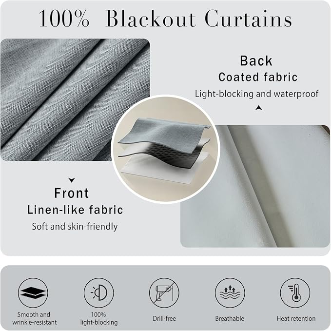 Magic Tape 100% Blackout Curtain - Image 4