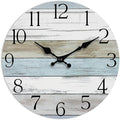 Wall Clock, 16 Inch Silent Non Ticking Wall Clocks Battery Operated, Rustic by HYLANDA