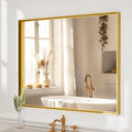 36x30 Inch Gold Bathroom Mirrors by Dimelax