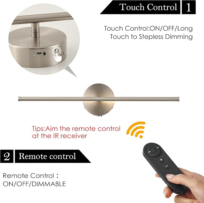 KARTOOSH Battery Operated Wall Sconces - Image 3