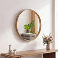NEWBULIG 20-Inch Round Wall Mirror, Bathroom Wall Circle Mirror by NEWBULIG