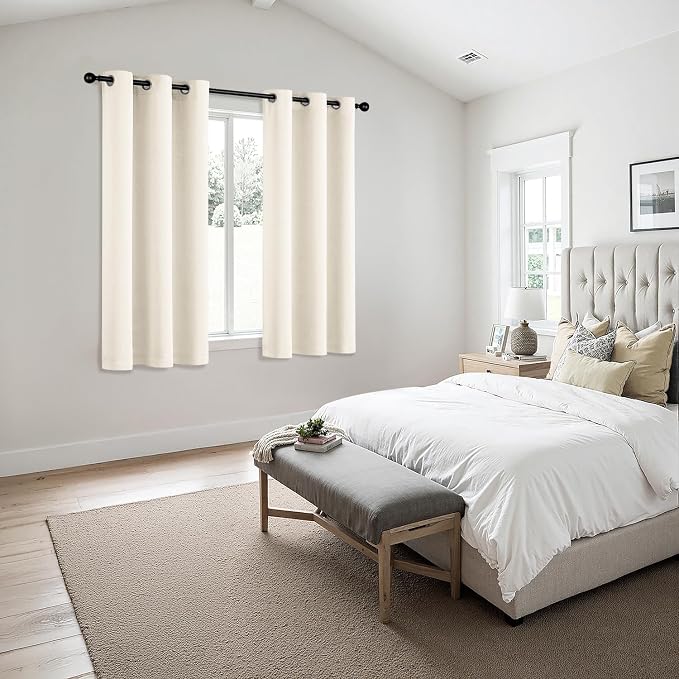 MIULEE Blackout Curtains for Bedroom Living Room 2 Panels, Thermal Insulated - Image 6