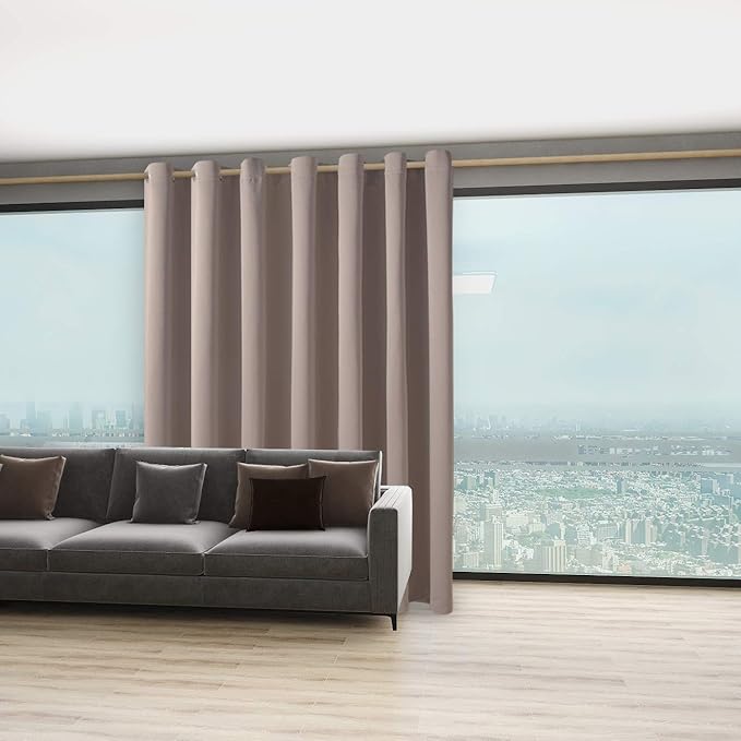 BONZER Room Divider Curtain Total Privacy Wall Noise Reducing Extra Wide - Image 5