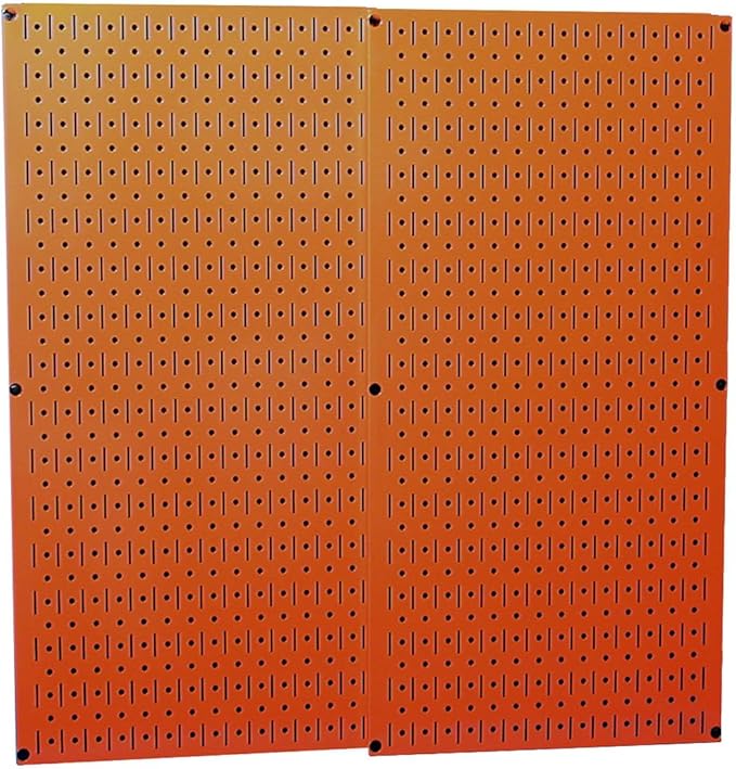 Wall Control 30-P-3232OR Orange Metal Pegboard Pack by Wall+Control