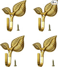Decorative Wall Hooks 4 Pack, Metal Curtain Holdbacks by Unknown