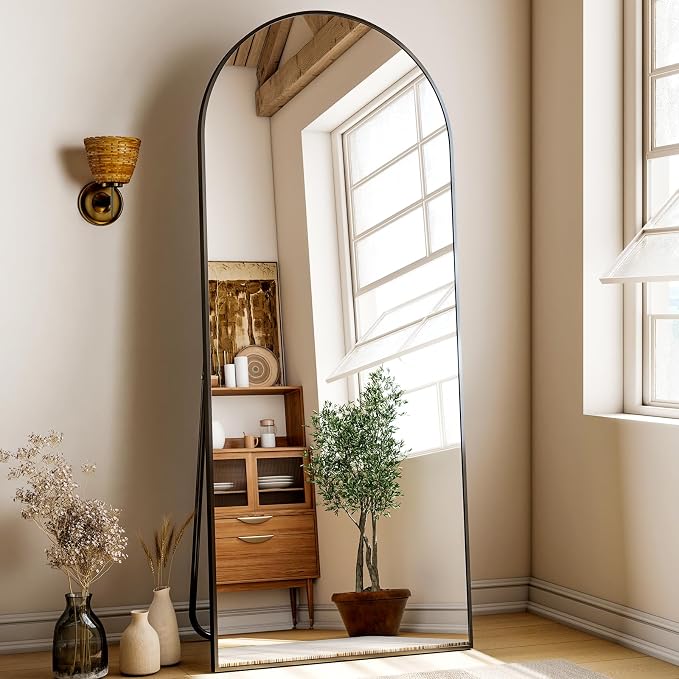 XRAMFY 24x68 Arched Full Length Mirror Floor Mirrors - Image 3